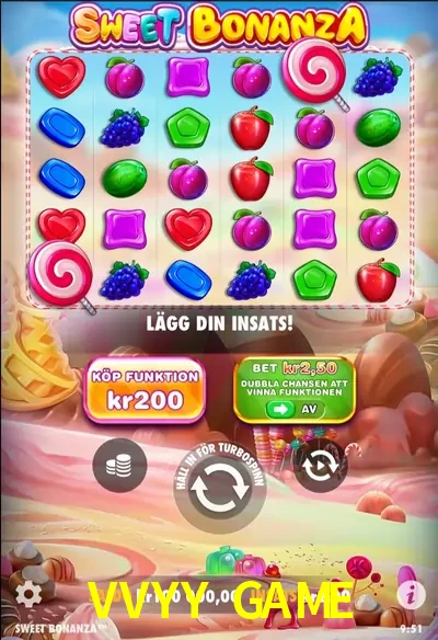 VVYY GAME — Sweet Bonanza slot | Play on Android APK & iPhone for real money | Pragmatic Play